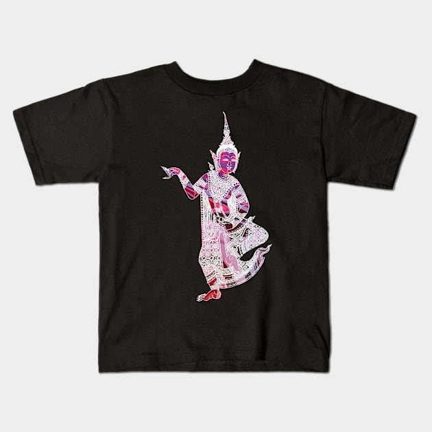 Thailand Kinnaree – Figure Of Spiritual Good Fortune Kids T-Shirt by VintCam